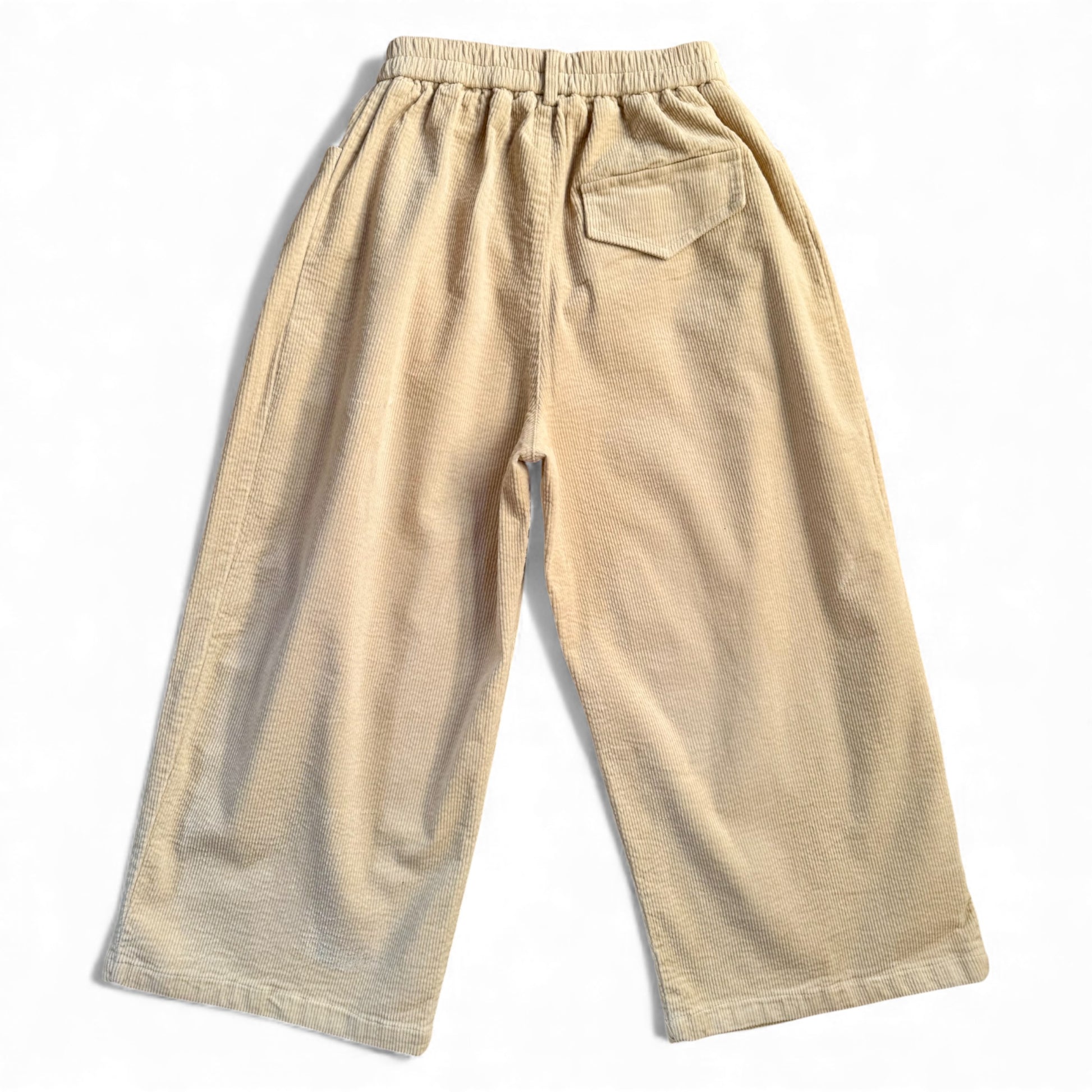 Bettie Culottes back view showing mock pocket