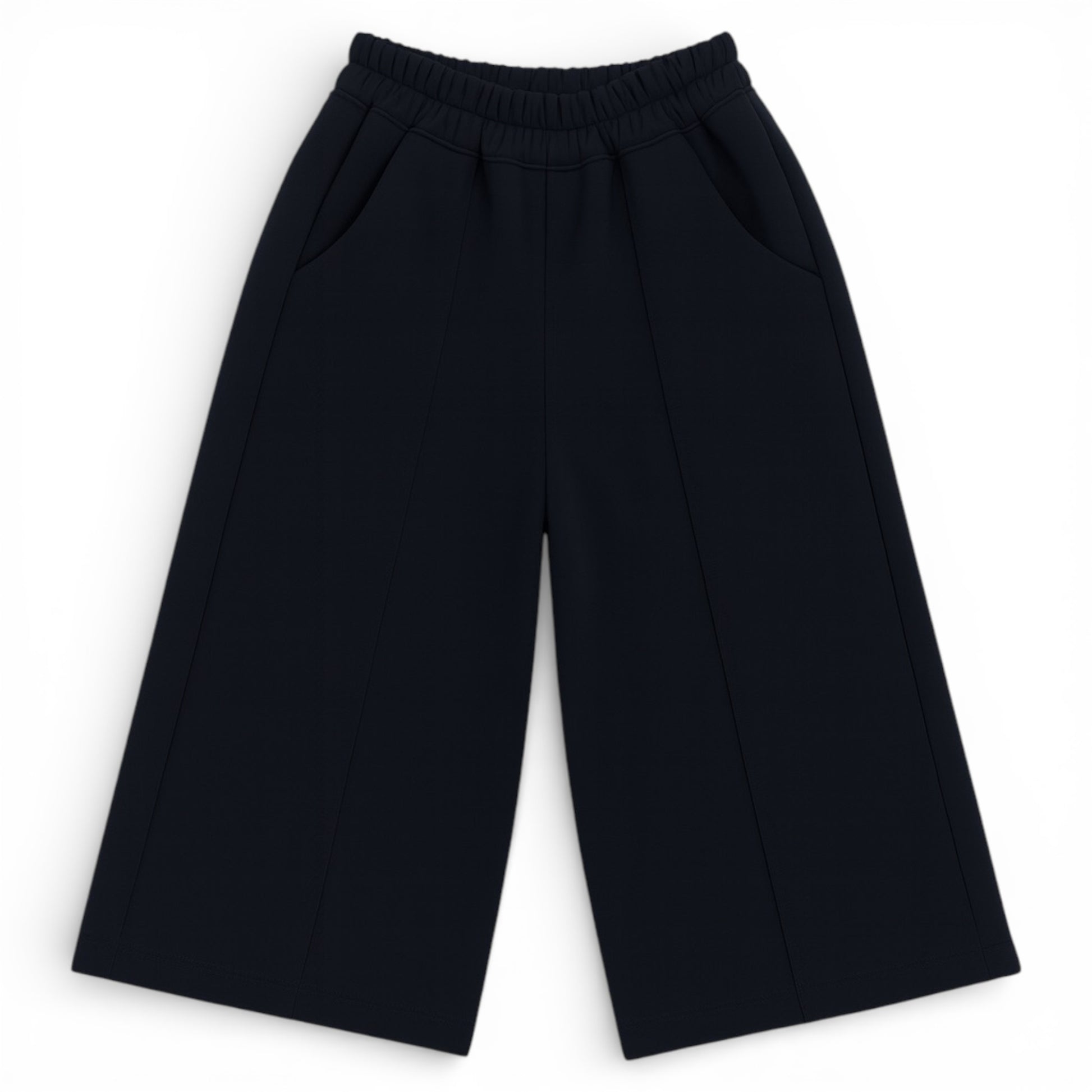 Children’s cotton jersey tracksuit with lace hem sweatshirt and wide straight-leg trousers by That’s Not Fair London